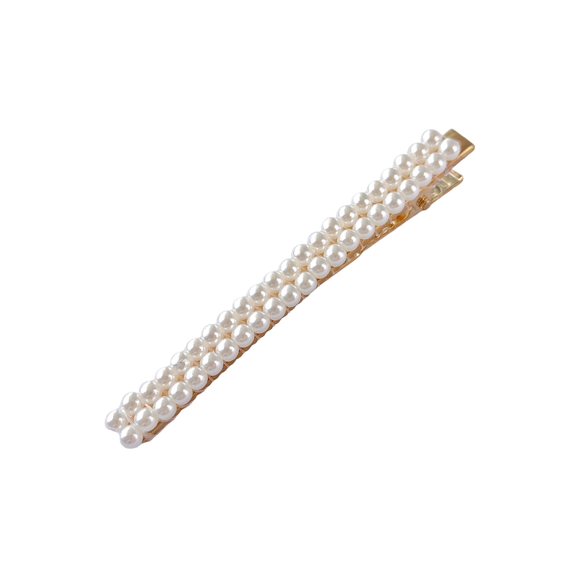 Popular Best Hair Accessories Pearl Barrettes Updo BB Clip Shredded Hairpin Fishing Thread Hand-woven Hair Clip Bang Side Clip