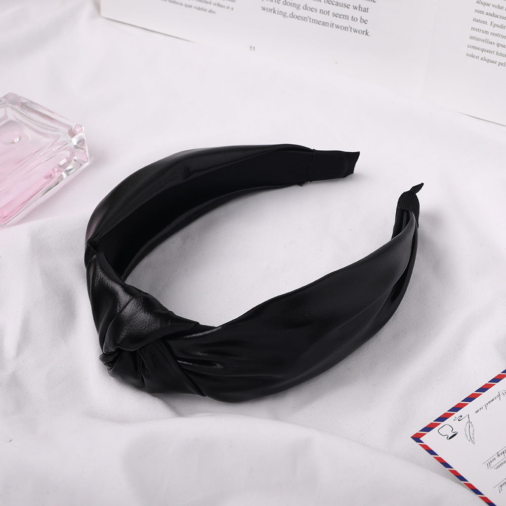 Solid Shampoo Hair Clip Knotted Hoop
