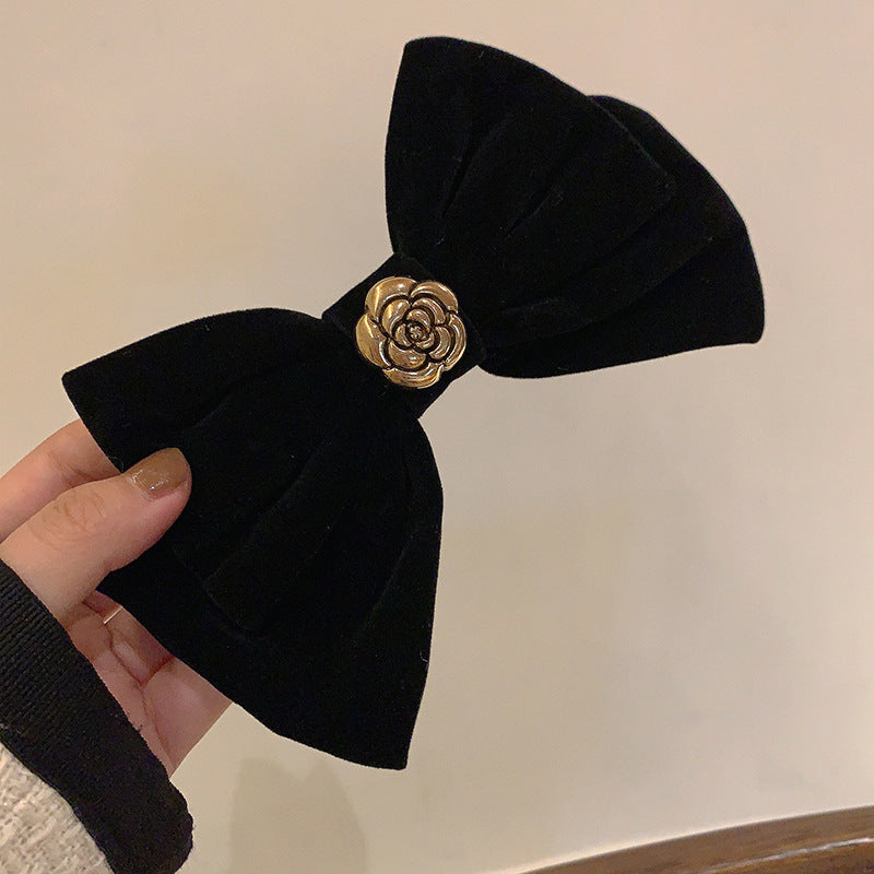 Summer Camellia Barrettes Flower Back Head Head Clip