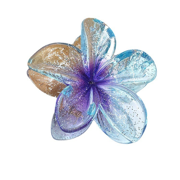 Bauhinia Egg Flower Barrettes Back Head Updo