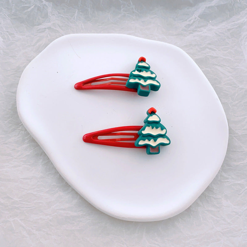 Children's Fashion Simple Christmas Hair Clip