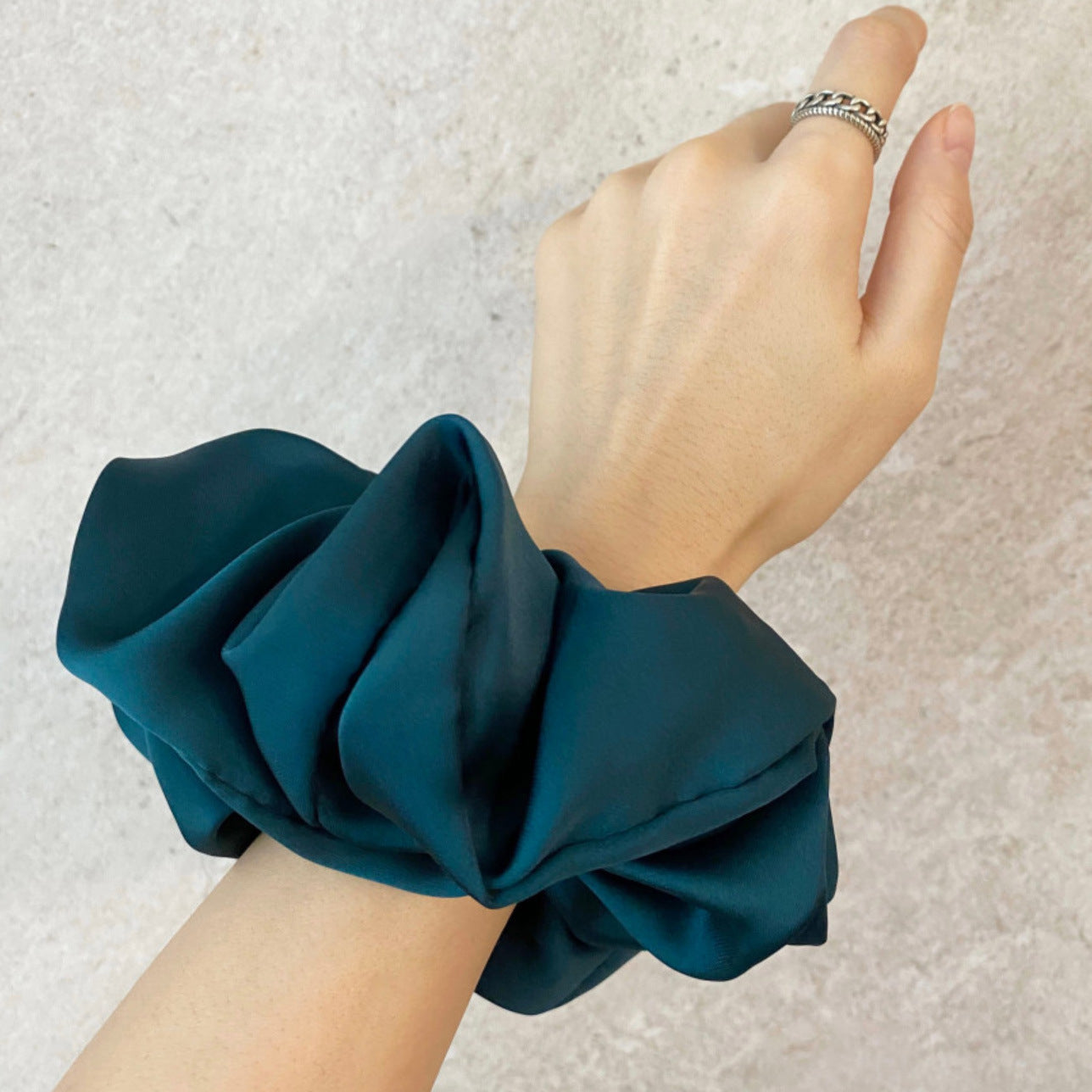 Best Simple Female Fashion Personality Satin Hair Ring