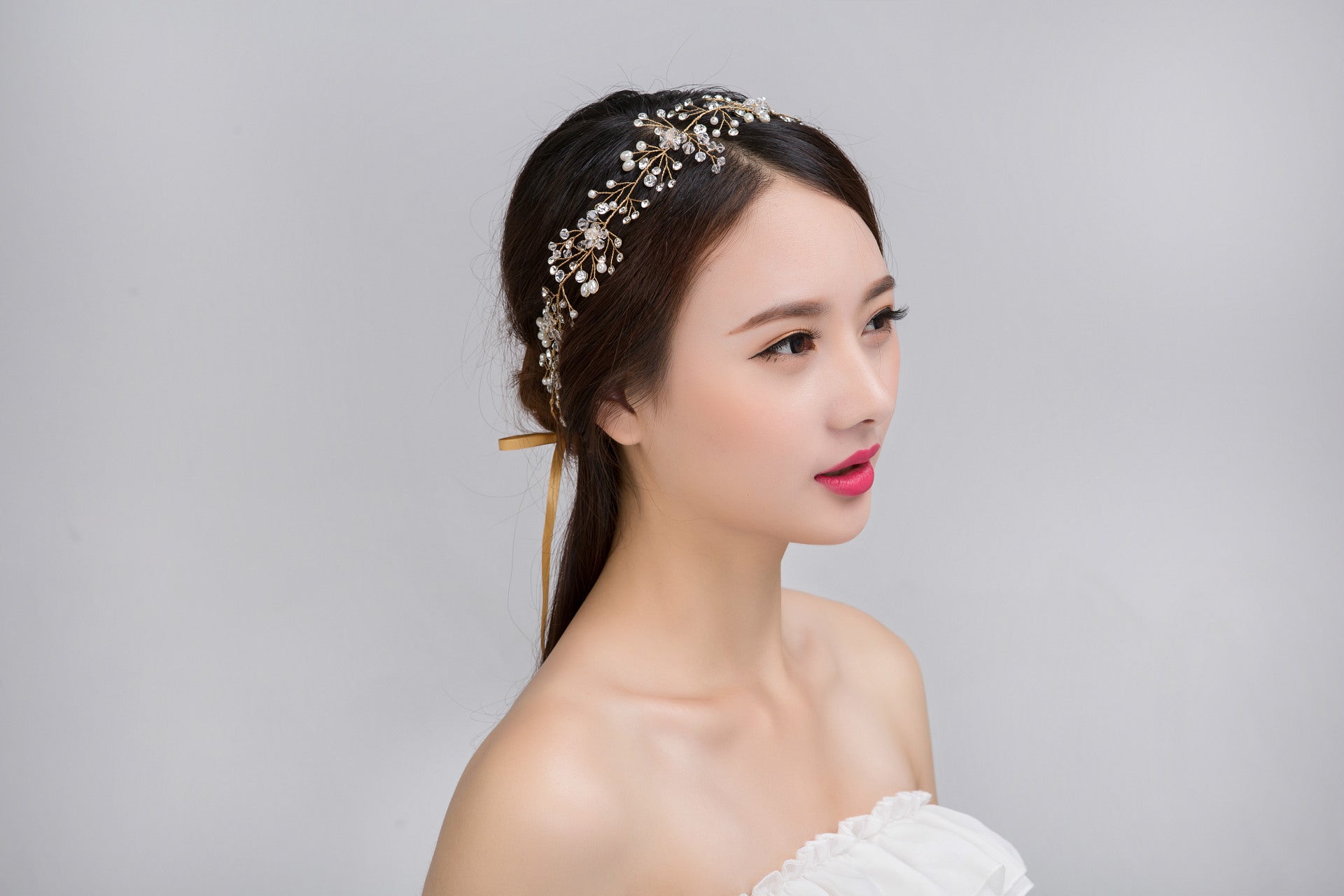 Best Pure Handmade Gold And Silver Crystal Bridal Hair Accessories