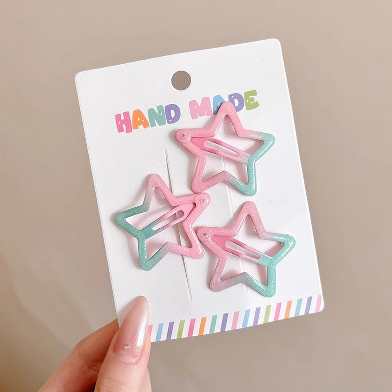 Sweet Barrettes Forehead Little Headdress Broken Hair BB Clip