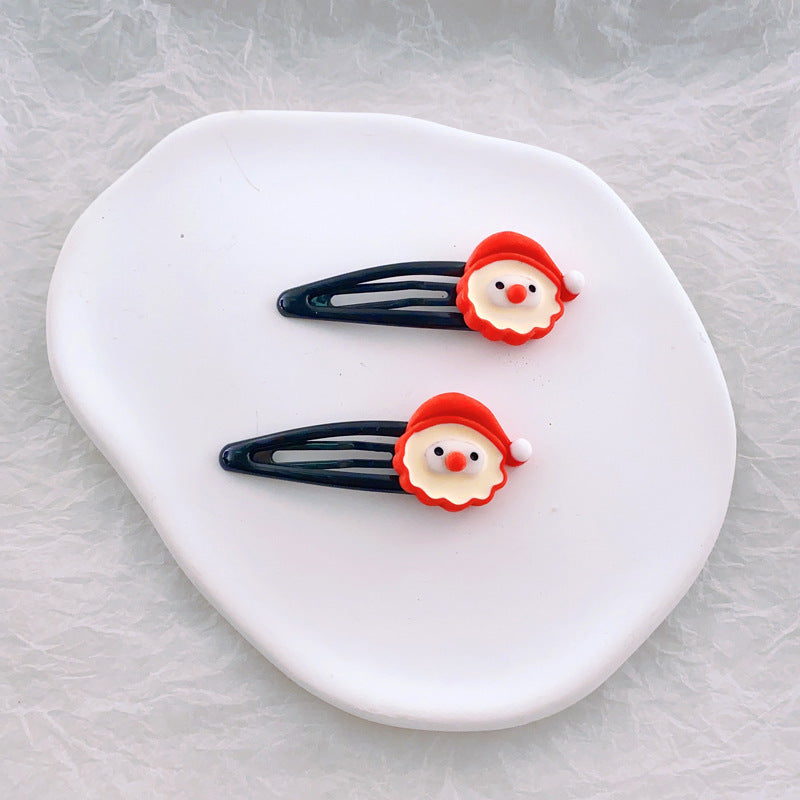 Children's Fashion Simple Christmas Hair Clip