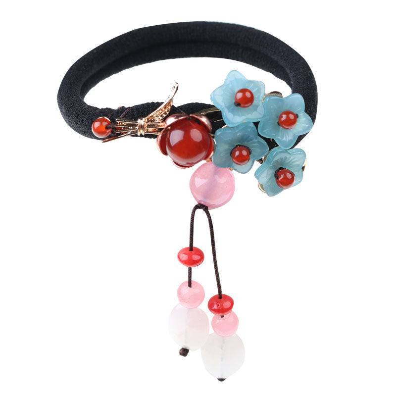 Best Glazed Retro Hair Ring Head Rope For Women