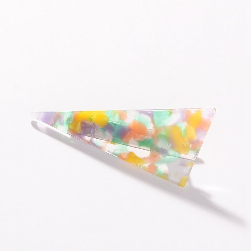 Fashion Personality New Acetate Marble Hair Clip