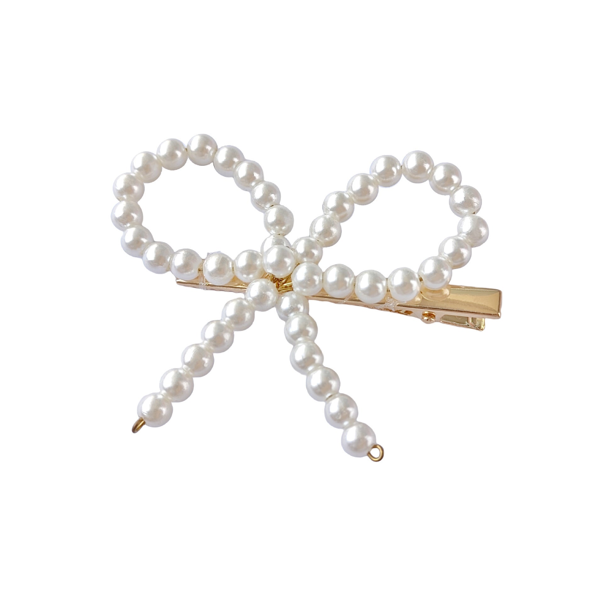 Popular Best Hair Accessories Pearl Barrettes Updo BB Clip Shredded Hairpin Fishing Thread Hand-woven Hair Clip Bang Side Clip