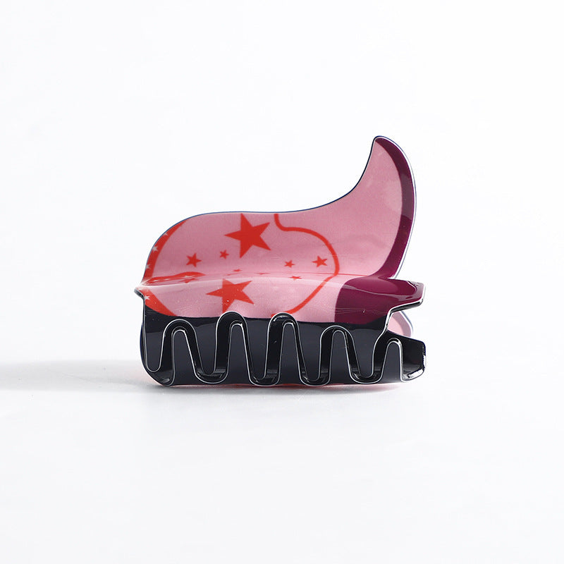 Retro Exotic Acrylic Barrettes