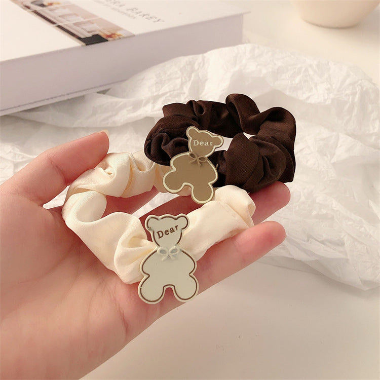 Best Women's Fashion Simple And Versatile Cute Bear Hair Ring