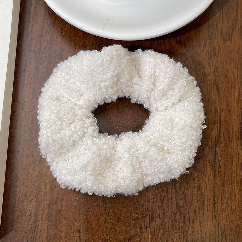 Cute Plush Intestine Hair Ring  Scrunchies  Girls' Hair Accessories