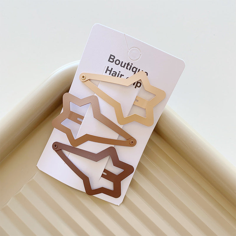 Milk Tea Hair Clip Coffee Color Bb