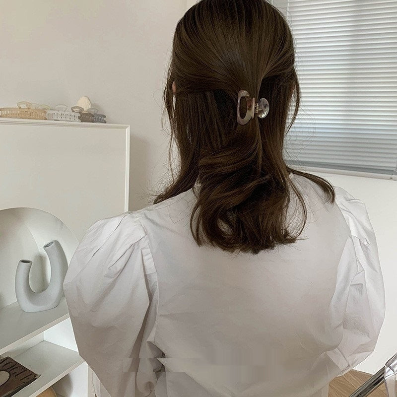 Back Head Small Size Hair Jaw Clip Elegant Hair Pin Hairware