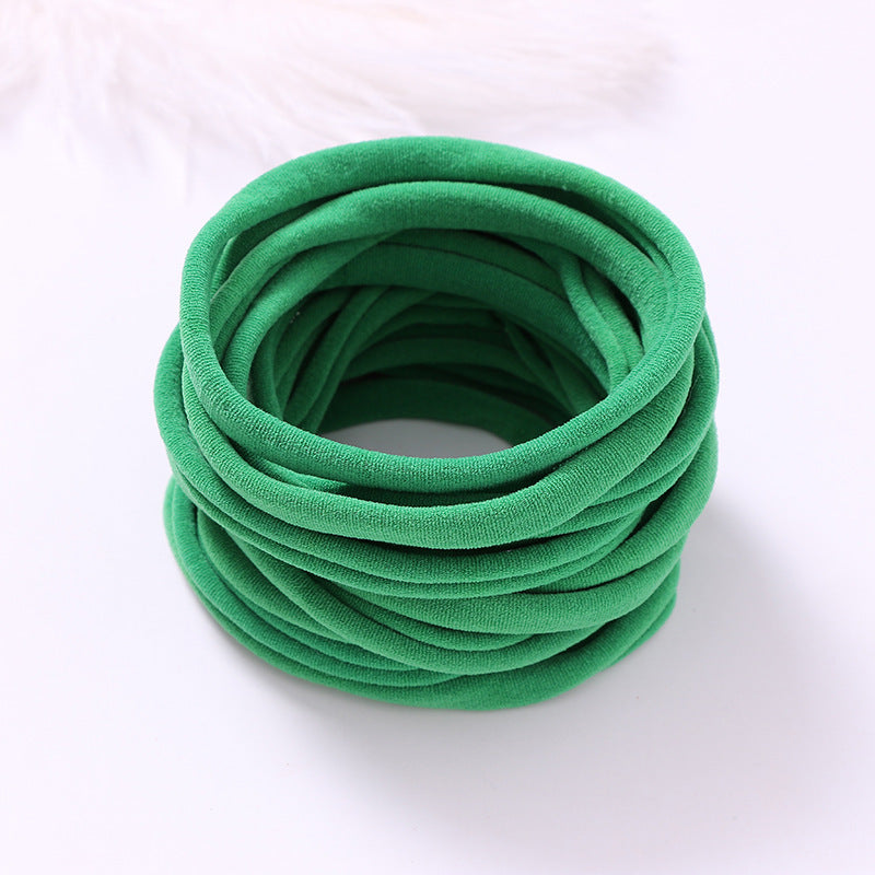 INS Seamless Nylon Fine Hair Band Children's Hair Ring Handmade DIY Baby Headband