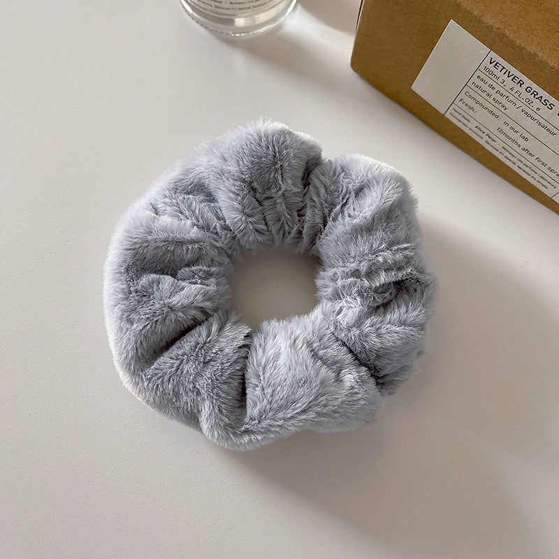 Cute Plush Intestine Hair Ring  Scrunchies  Girls' Hair Accessories