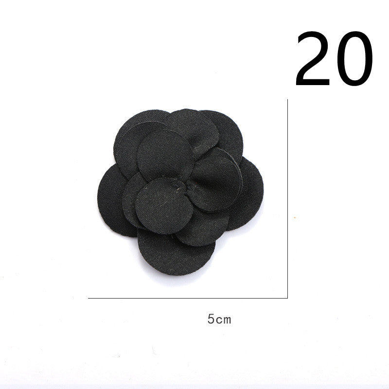 Fabric Flower Rose Sticky Head DIY Handmade Headdress