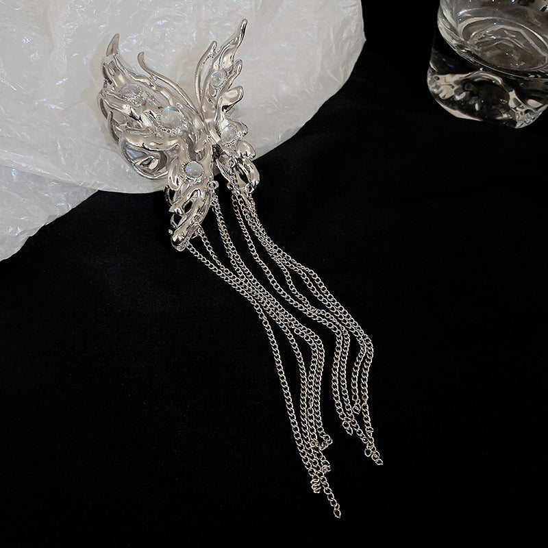 Best Butterfly Moonstone Tassel Personalized Hair Shark Clip