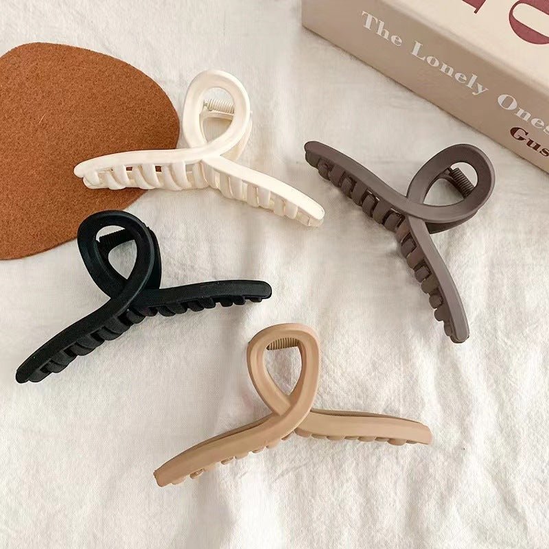 Shark Clip Frosted Hair Clip Women
