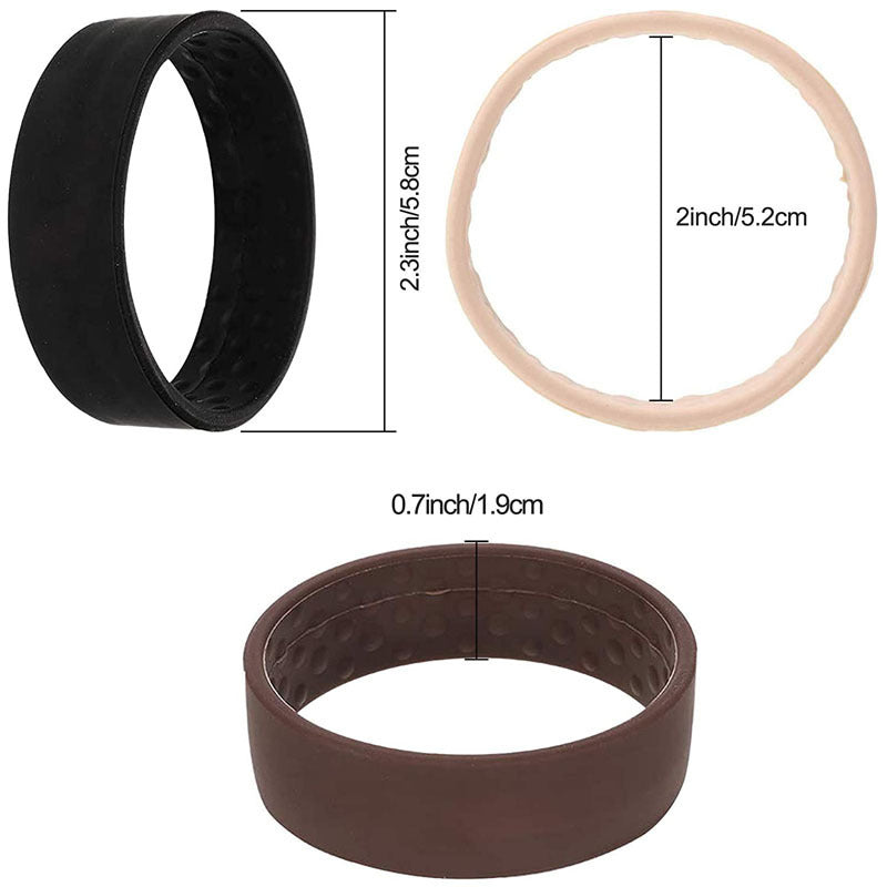Silicone Hair Ring Foldable Environmentally Friendly Seamless