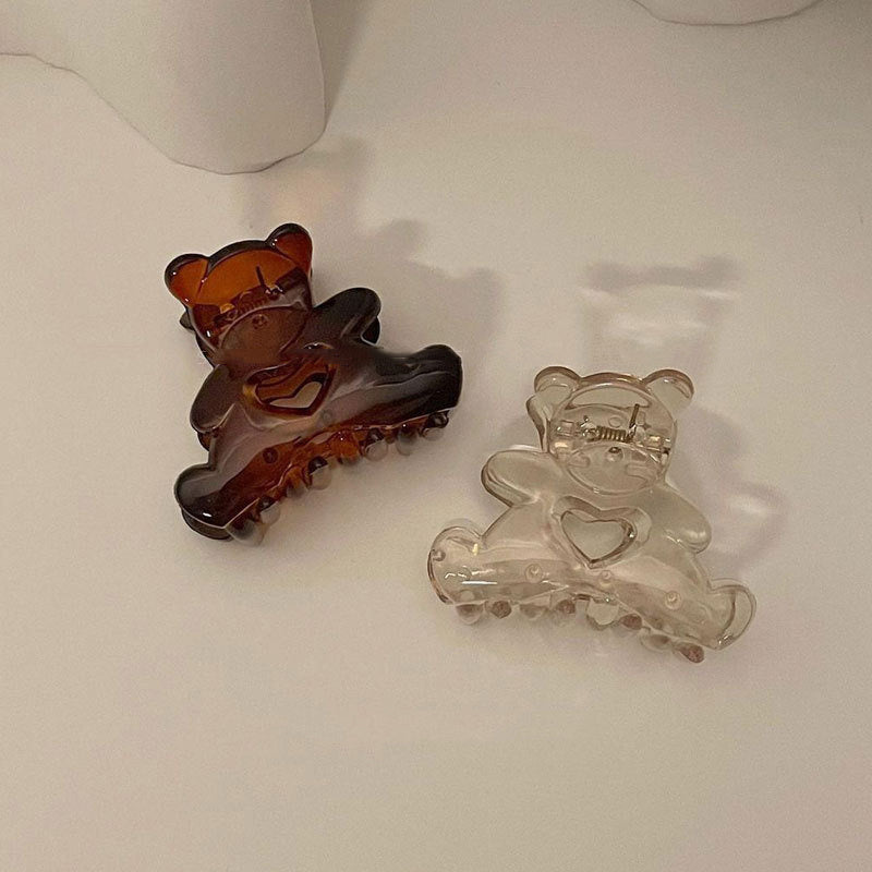 New Retro Love Bear Hair Clip Accessories