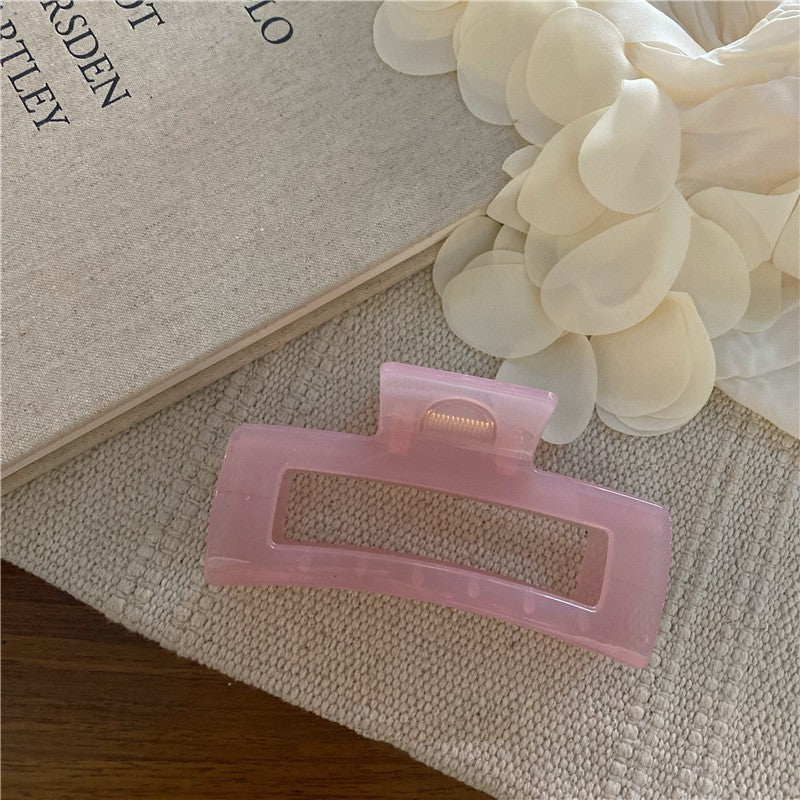 New Large Geometric Shark Clip Barrettes