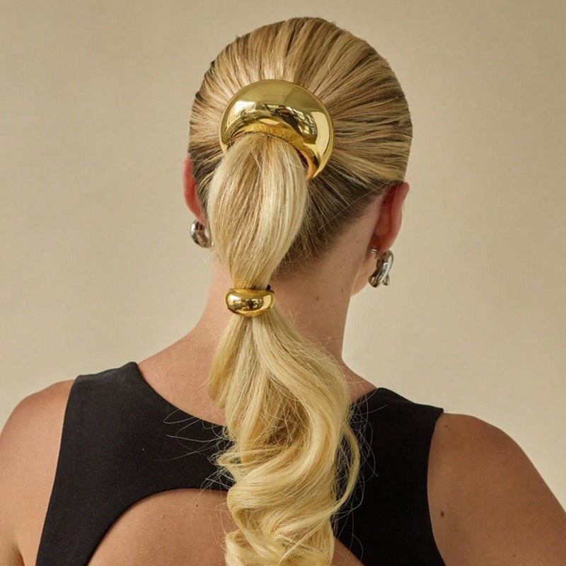 U-shaped Alloy Rope High Sense Ponytail Hair Ring