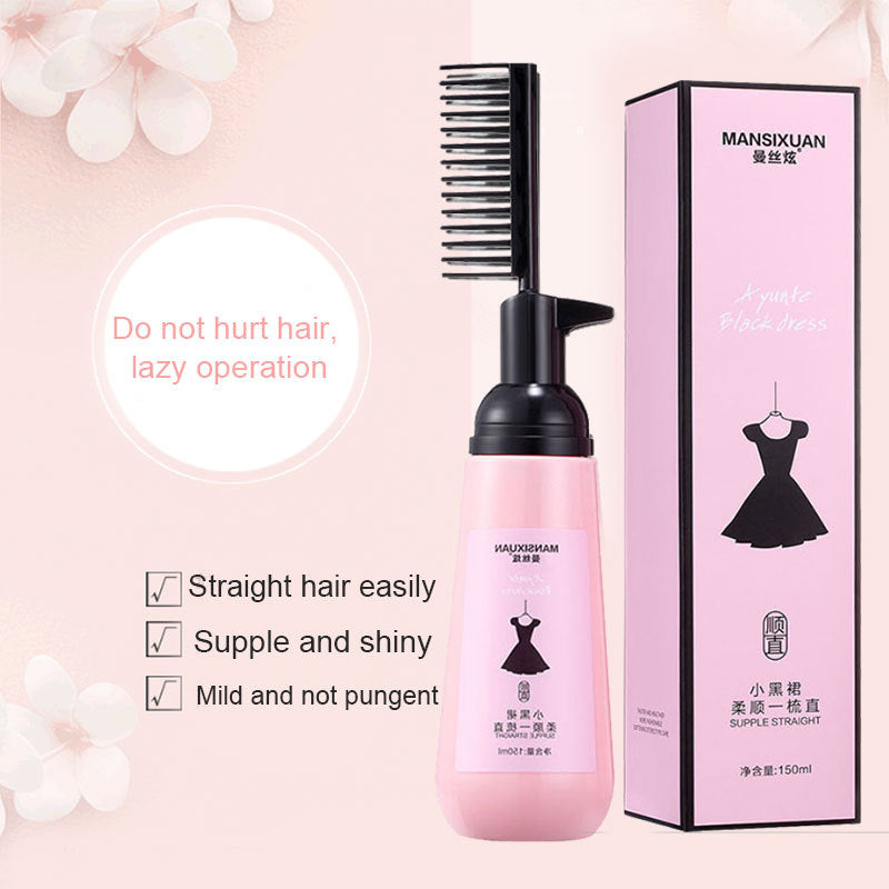 Clip Free Straight Hair Softener Styling Comb