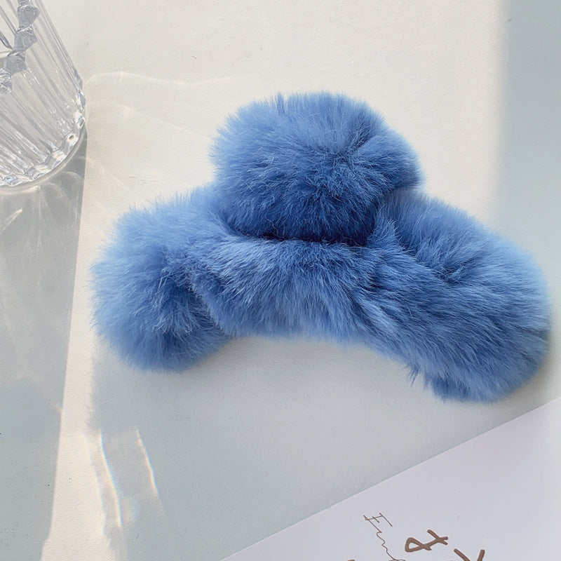 Best Korea Real Otter Hair Hair Clip Female