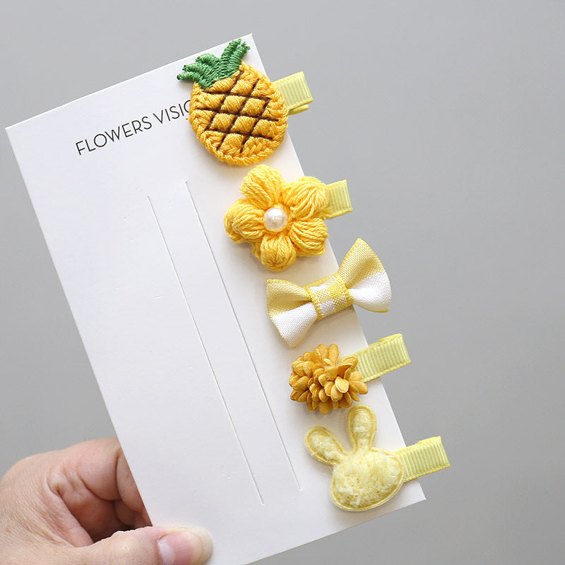 Girls' Fashion Simple Hair Clip Does Not Hurt