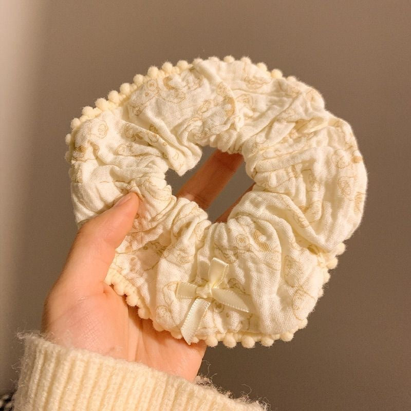 Summer Super Fairy Sweet Lace Large Intestine Hair Ring