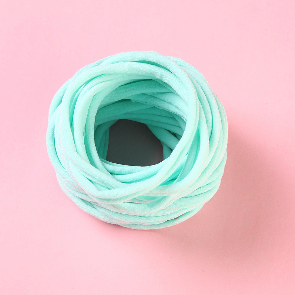 INS Seamless Nylon Fine Hair Band Children's Hair Ring Handmade DIY Baby Headband