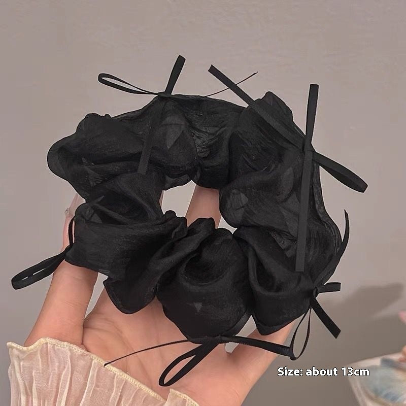 Summer Super Fairy Sweet Lace Large Intestine Hair Ring
