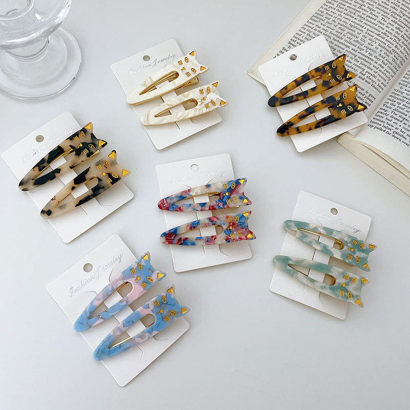 Women's Acetate Plate Bangs Hair Clip