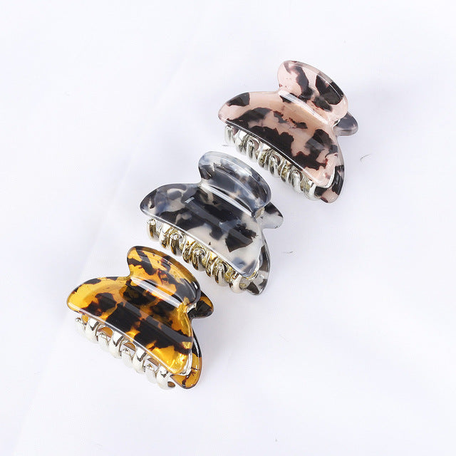 Women's Fashion Personalized Acrylic Printing Barrettes
