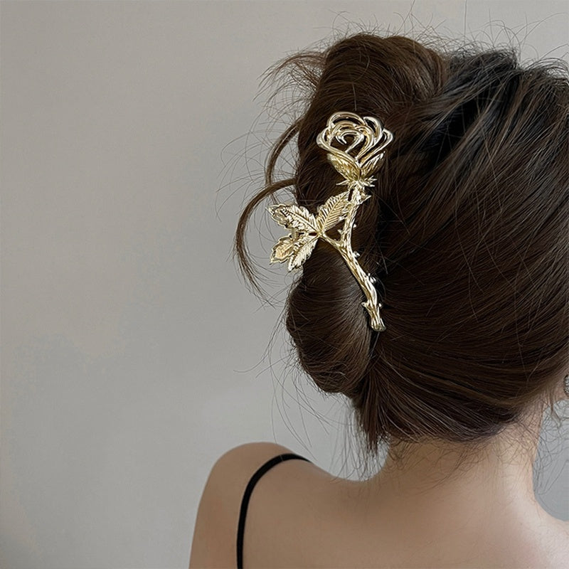 Best Women's Cool Style Metal Rose Hair Clip