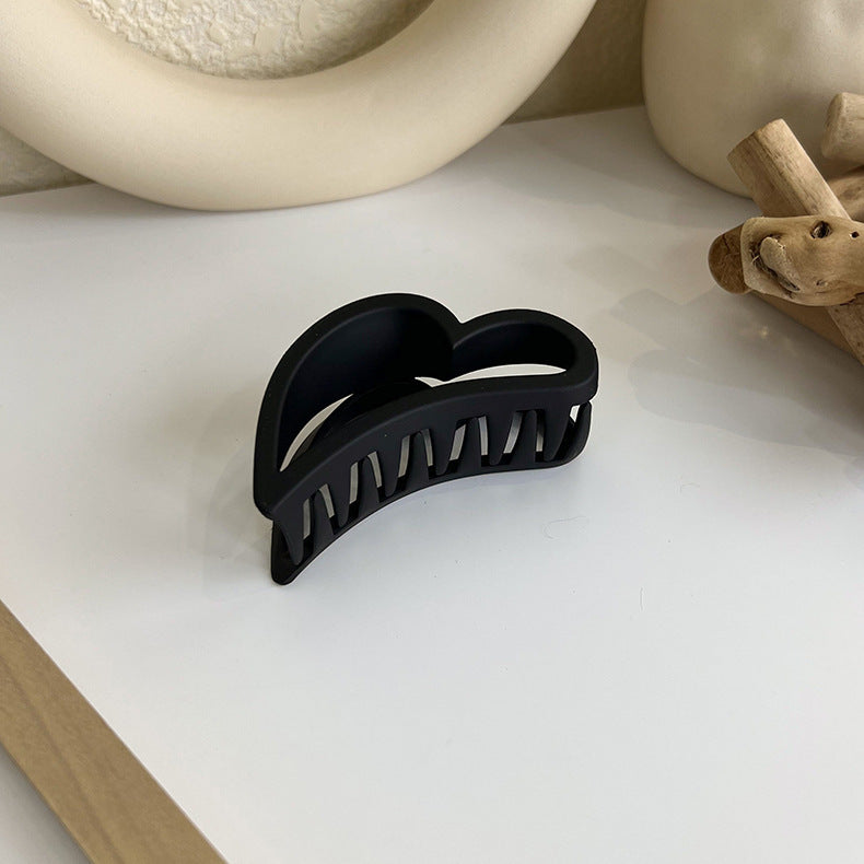 Brown-colored Back Of The Head Large Plate Hair Clip