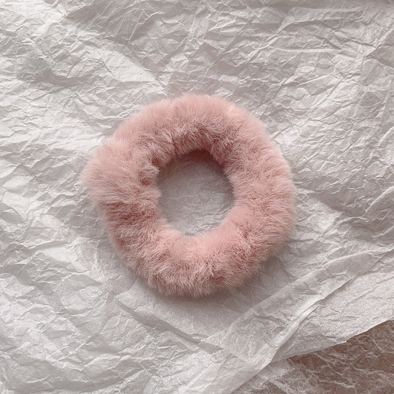 Cute Plush Intestine Hair Ring  Scrunchies  Girls' Hair Accessories