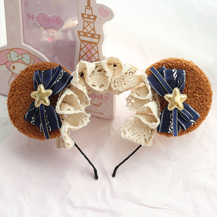 Women's Bear Ear Bow Barrettes