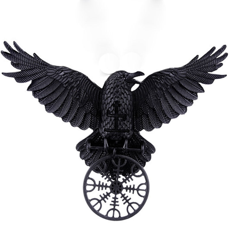 Best Unique Viking Black Oversized Crow Hair Clip Accessories