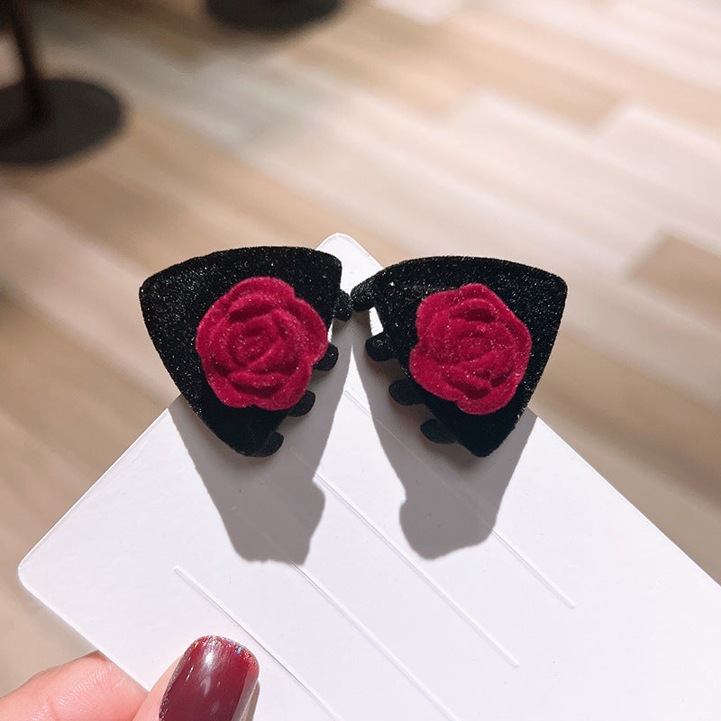 Children's Cute Stereo Flower Bow Tie Barrettes