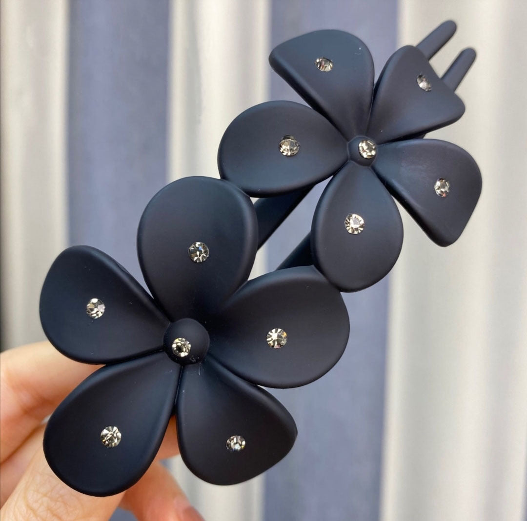 Best Women's Temperament Fashion Rhinestone Back Of The Head Hair Clip