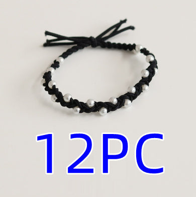 Hair Ring Handmade Pearl Bowknot Headband
