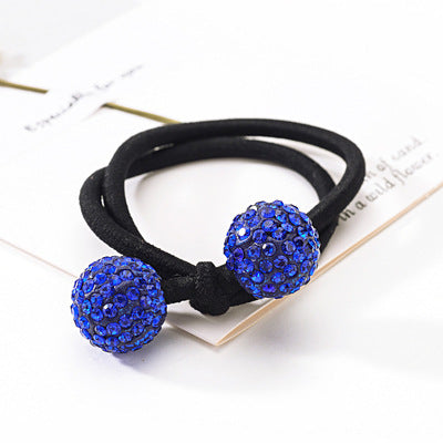 Rhinestone Ball Hair Ring Hair Accessories  Sweet Hair Elastic Band