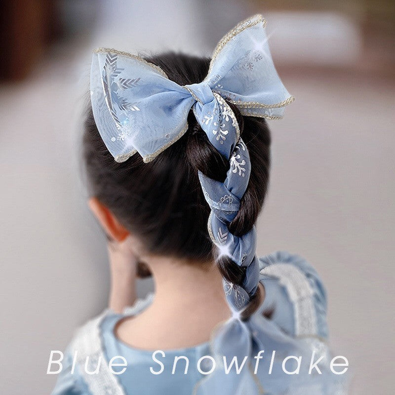 Female Sweet Desire Mesh Bow Hair Clip