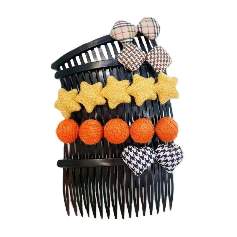 Back Head Broken Hair Comb Artifact Adult Hair Clip Five-piece Set
