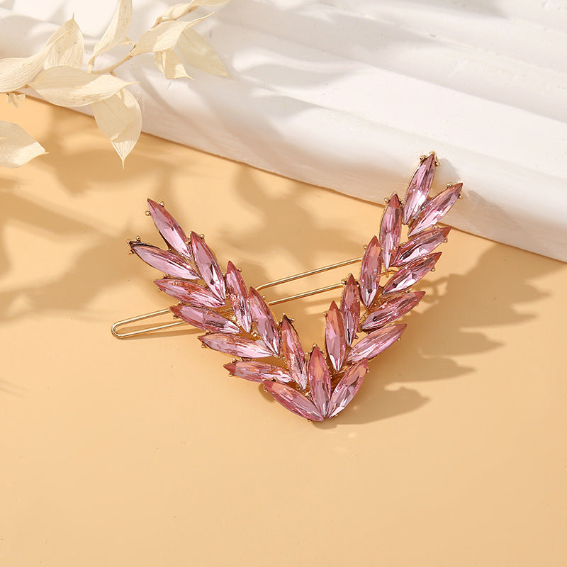 Korea Wheat Spike Frog Clip Back Of The Head A Word Hair Card