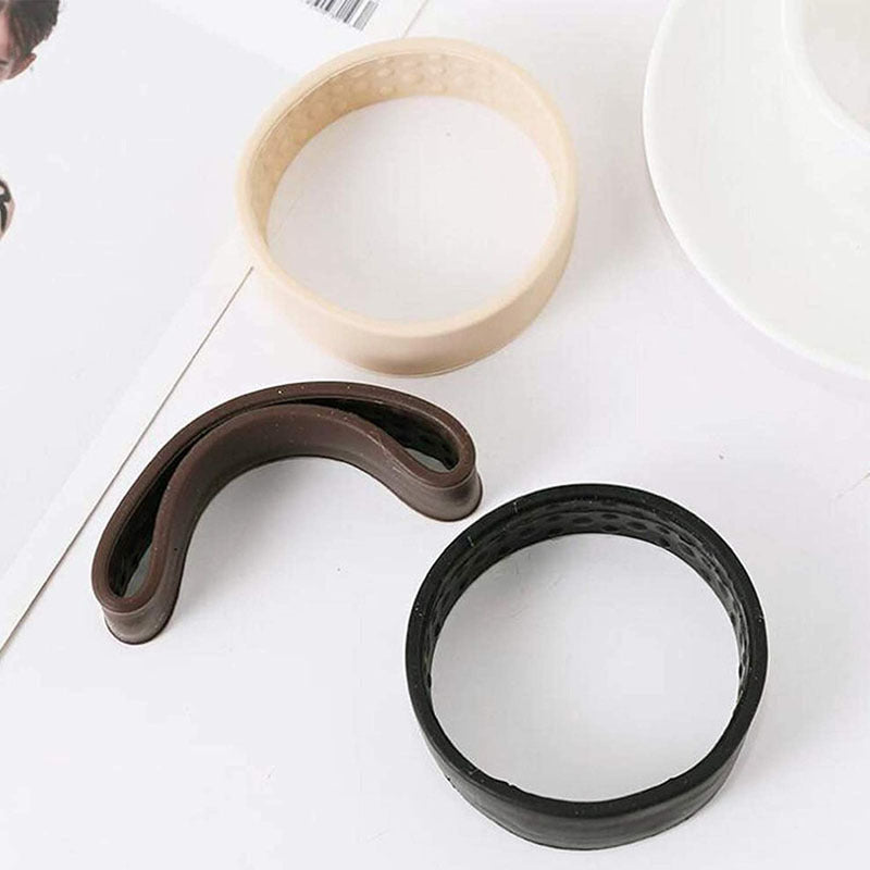 Silicone Hair Ring Foldable Environmentally Friendly Seamless