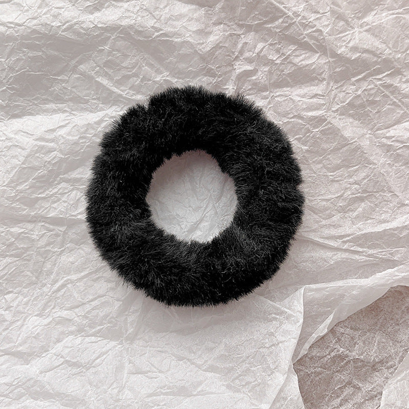 Cute Plush Intestine Hair Ring  Scrunchies  Girls' Hair Accessories
