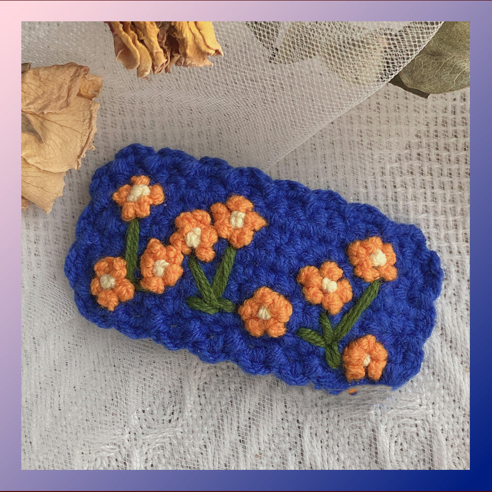 Fashion Braided Yarn Three-dimensional Hair Clip