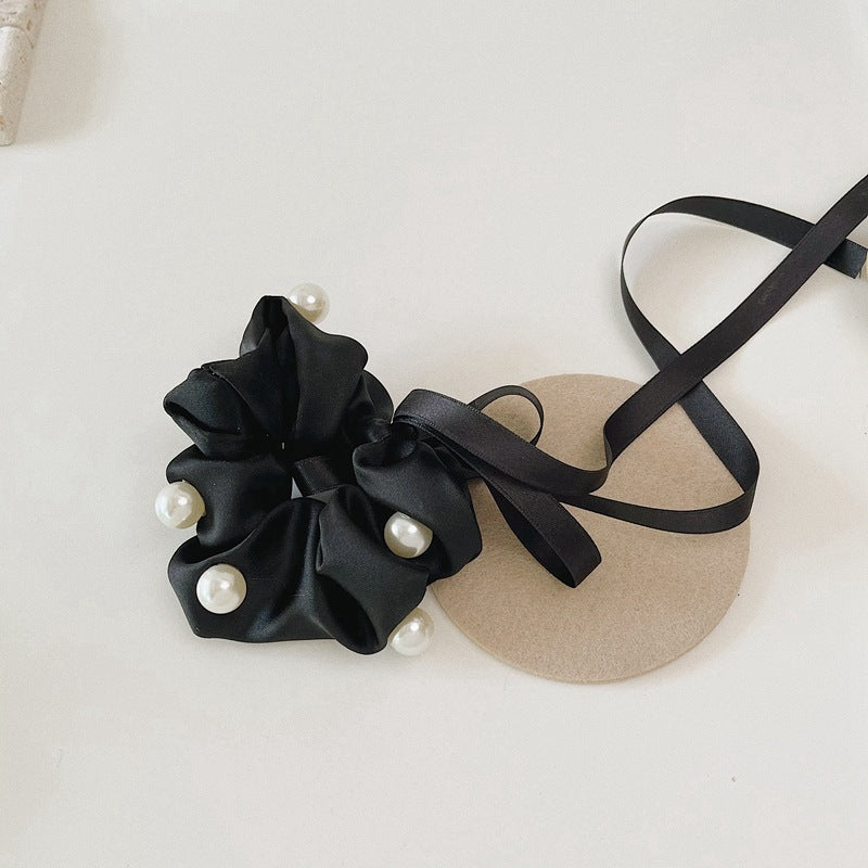 Ribbon Tie Head Rope Bow Knot Headdress Temperament Hair Ring Hair Accessories